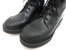 ヴァレンティノ ガラヴァーニ VALENTINO GARAVANI ブーツ アンクルブーツ カーフ レザー スタッズ ブラック size 42 メンズ 約27cm_画像3