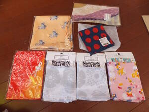 $ unused goods! stylish furoshiki 3 sheets . hand ...4 sheets!