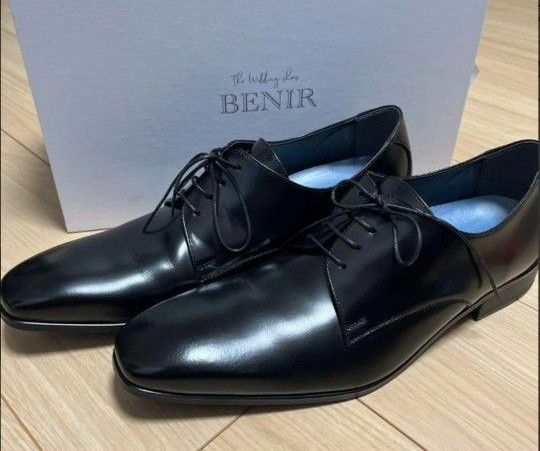 BENIR ウェディングシューズ メンズ 革靴 サイズ27cm 黒　箱付き