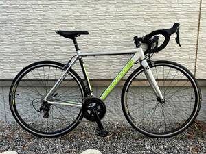 ■ 美品！ 2017 CANNONDALE CAAD Optimo 51サイズ 105メイン組 52-36T 2x11速 銀色(レプリカカラー) 各部メンテ済み 中古