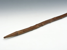 桜製 大曲 一本杖 全長:89.5cm 重:353g ステッキ 杖 木工芸 天然木　z6189t_画像4