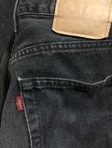 OLD Levi's 606-09 リーバイス 31 ブラックデニム　リーバイス ジーンズ_画像2