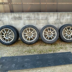 CE-28似　A-TECH SCHNEIDER　16インチ7jET38 8穴100/114.3マルチ ホイール