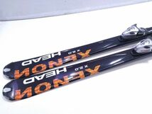 美品 HEAD ヘッド XENON X2.0 POWER FIBER JACKET 163cm 調整簡単ビン TYROLIA RFL9 ストック ケース付4点カービングスキー [12-164A] @140_画像5