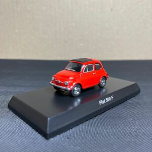 京商 1/64 フィアット　ミニカーコレクション　FIAT500F 赤