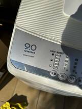 【通電確認済み】MITSUBISHI 三菱 全自動電気洗濯機 MAW-HV9XP-W 9.0kg 運転状態良好!!! 現状出品_画像2