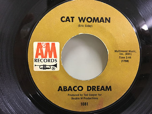 ★即決 Abaco Dream / Life and Death in G&A - Cat Woman 7インチ SLY & FAMILY STONE