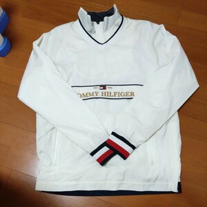 美品 トミーヒルフィガー ゴルフ ウェア メンズ プルオーバー 2WAY ウィンド ジャケット THMA050 メンズ　 Lサイズ　TOMMY HILFIGER GOLF