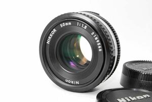 ★極上美品★ ニコン NIKON Ai-S NIKKOR 50mm F1.8 パンケーキ型レンズ #D50150-179