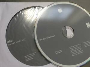 Mac OS X Install Disc 2 sheets set Ver 10.4.4 @ unused goods @ iMac