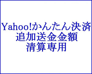 Yahoo!かんたん決済 代金追加専用サイト 4500