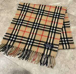 BURBERRY バーバリー マフラー ブラウン チェック柄　　　カシミヤ