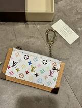 LOUIS VUITTON ルイヴィトン マルチカラー ポシェットクレ キーケース ノワール モノグラムマルチカラー 未使用品_画像4