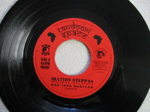 IRATION STEPPAS 7！WAR INNA BABYLON, UK 7インチ EP 45, NEW ROOTS, 美盤