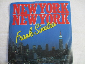 FRANK SINATRA 7！NEW YORK, NEW YORK, UK 7インチ EP 45