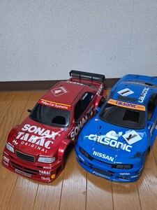 タミヤ　1/8 スカイライン　GT-R、メルセデスベンツ　ラジコン　ボディ、TAMIYA RC. TGX MK.1 