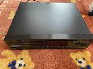 1円スタート　SONY CD プレーヤー デッキ CDP-V750 rリバティLiberty 中古　動作未確認