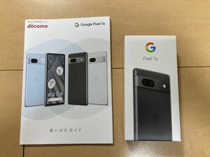 【新品未使用】送料込み Google Pixel 7a Charcoal 128GB SIMフリー 使いかたガイド付