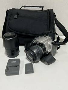 キャノン/Canon EOS Kiss Digital X EF-S 18-55mm カメラレンズ一式セット デジタル一眼専用ケース バッテリー 動作未確認 現状品