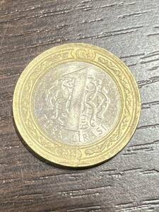 トルコ 2013 1リラ 外国コイン バイメタル硬貨 アンティーク 流通/現状品 送84 同梱可
