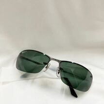 RayBanレイバン 偏光サングラス RB3183 004/9A 63サイズ 釣り　スポーツ　運転　バネ蝶番　メガネ　メンズ_画像2