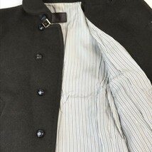 エディフィス/EDIFICE★カシミヤ10％混/メルトンウールコート/ショート丈【38/メンズM/チャコール/Charcoal】Coats/Jackets◆pBH420_画像8