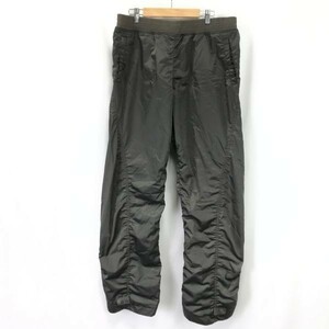 UNIQLO × KMコラボ★QUALITY GARMENT TYPE:20-09/中綿ミリタリーパンツ【メンズL/股下80cm/カーキ】キミノリ モリシタ/Trousers◆pBH443