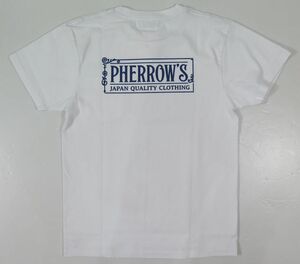 【フェローズ】 サインロゴ プリントTシャツ ポケット付き Pherrow's
