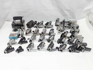 J123 動作未確認 SONY Canon Pqnqsonic JVC SHARP HITACHI 他各社 miniDV VHS-C DVD メモリー ビデオカメラなど 大量セット