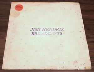 ★ブートLP★JIMI HENDRIX / Broadcasts★ブルーヴァイナル・Trade mark of quality JM107★