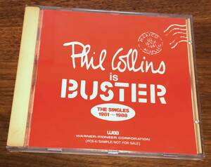 CD★PHIL COLLINS / Phil Collins is buster(The singles 1881-1988)・プロモCD★非売品・WEA・PCS-6★