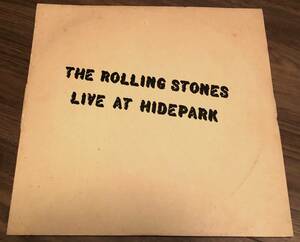 ★ブートLP★THE ROLLING STONES / Live at Hidepark★OG-504★