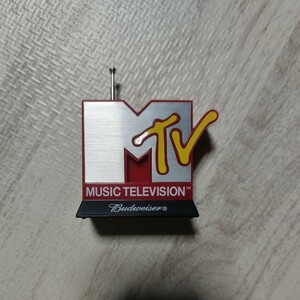 MTV ミュージックテレビジョン x Budweiser バドワイザー オリジナルミニFMラジオMTV x Budweiser mini FM radio with box