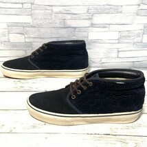 R5116bE VANS バンズ CHUKKA チャッカ サイズ26.5cm ブラック メンズ スニーカー スエード コーデュロイ ヴァンズ シューズ 黒 靴 スケボー_画像2