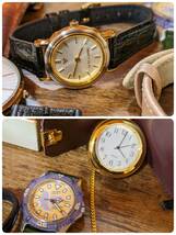 CM53 まとめ売り COACH コーチ CITIZEN シチズン swatch BULOVA DW CASIO AIGNER アイグナー カシオ 腕時計 リストウォッチ 懐中時計 _画像9