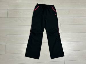 ★アディダス adidas CLIMALITE 薄手 ストレッチパンツ レディース WOMEN 黒 Sサイズ★