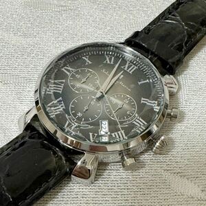 Salvatore Marra サルバトーレマーラ メンズ腕時計 クロノグラフ 42mm SM19104-SSBK2 新品未使用　