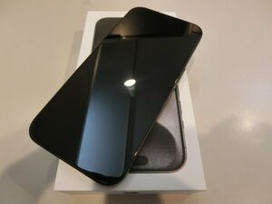 SIMフリー☆Apple iPhone15 Pro 256GB ブラック 新品同様品☆