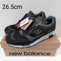 26.5㎝ ハリスツイード 海外限定 M1500DJ 新品 New Balance ニューバランス イギリス UK製 ブラック 黒 M991 M576 レア 日本未発売 M991DJ_画像1