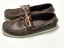 SEBAGO DOCKSIDES 27cm 9M BROWN セバゴ レザー デッキ シューズ アイビー　アメカジ_画像9