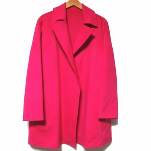  beautiful goods 19AW Theory theory NEW DIVIDE LUXE OVERLAY DF cashmere Blend double faced front open coat Sf.- car pink 