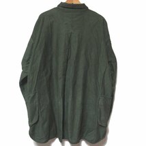 美品 Porter Classic ポータークラシック MOLESKIN SHIRT JACKET スナップボタンフロント モールスキン シャツジャケット 3 オリーブ_画像2