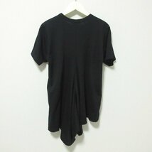 美品 23SS COMME des GARCONS コムデギャルソン 半袖 アシンメトリー 変形 Tシャツ カットソー M ブラック 123_画像2