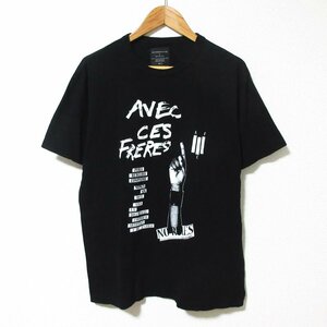 美品 ART COMES FIRST アートカムズファースト ユナイテッドアローズ別注 プリント 半袖 Tシャツ カットソー サイズM ブラック