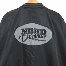 美品 23AW NEIGHBORHOOD ネイバーフッド BASEBALL JACKET ベースボールジャケット ブルゾン 232TSNH-JKM02 Lサイズ ブラック_画像2