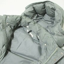 良品 90’S THE NORTH FACE ノースフェイス USA製 ヴィンテージ フード2WAY ダウンジャケット ブルゾン M グレー 124_画像9