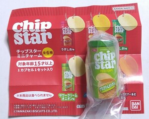 チップスター ミニチャーム サワークリームオニオン味 ミニチュア ガチャ カプセルトイ