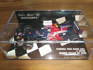 PMA ミニチャンプス 1/43 スクーデリア トロロッソ STR3 イタリアGP 優勝 S.ベッテル 2008 #15 400080115