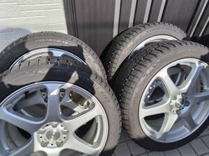 2021年製造　TOYOタイヤ　オブザーブGIZ2 215/45R17 87Q ホイールP.C.D100 48-5H付き4本セット