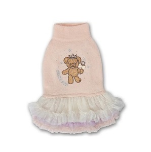  новый товар * домашнее животное одежда *CRAZYBOO* Bear Stone chu-ru One-piece * розовый *S размер * туловище вокруг 33~35cm* собака одежда 